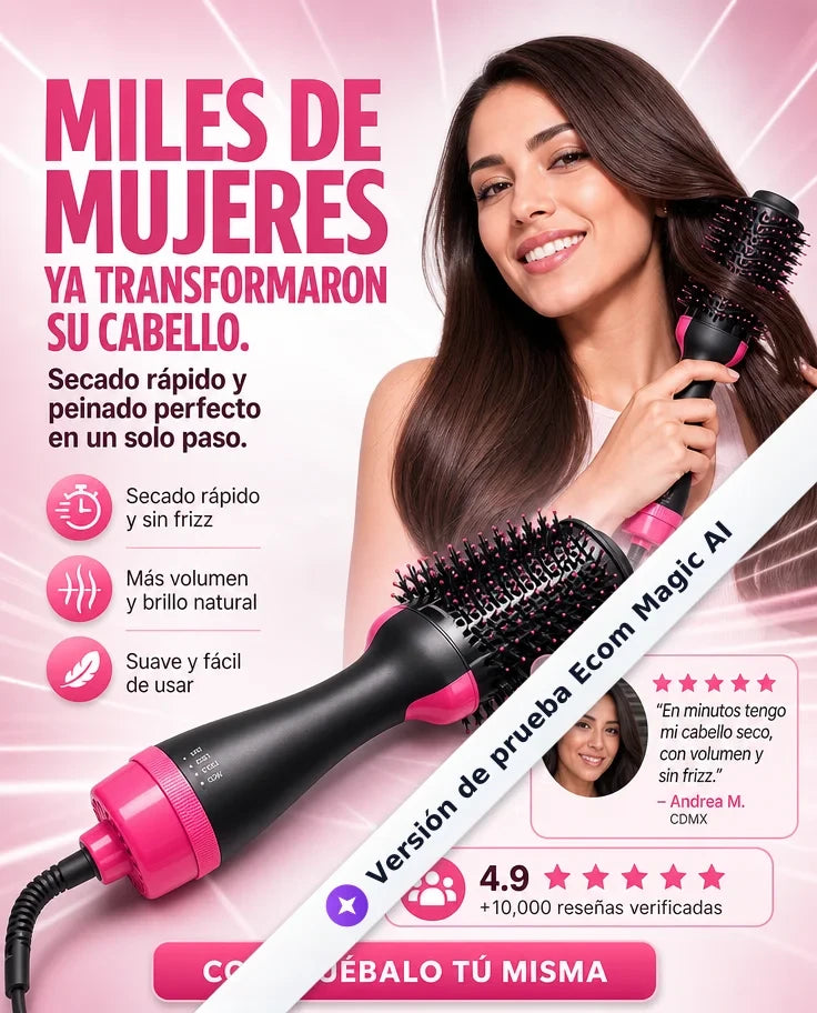 CEPILLO SECADOR ONE STEP VOLUMINIZADOR